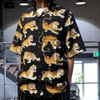 HAWAIIAN SHIRT S/S -TYPE 6- #BLACK [24SS-WMS-HI06]