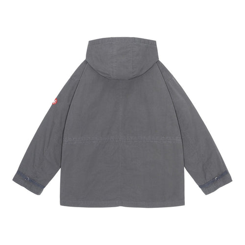 COTTON HOOD JACKET #CHARCOAL [CES29JK08]