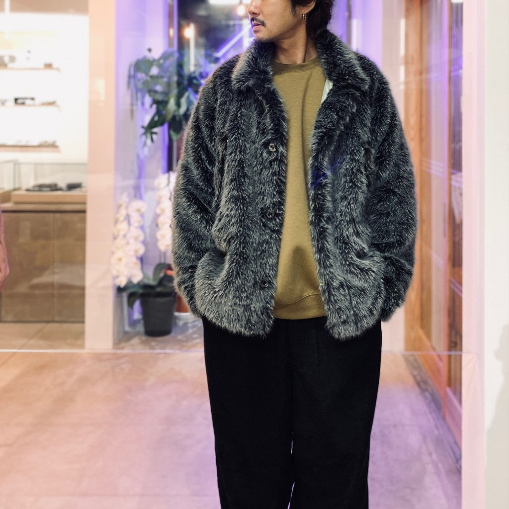FUR COAT #BLACK [25AW-FS-09 / FS1782]