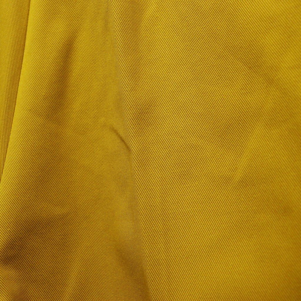 DOUBLE PLEATED CHINO TROUSERS ( TYPE-1 ) #YELLOW [25FW-WMP-PT01]