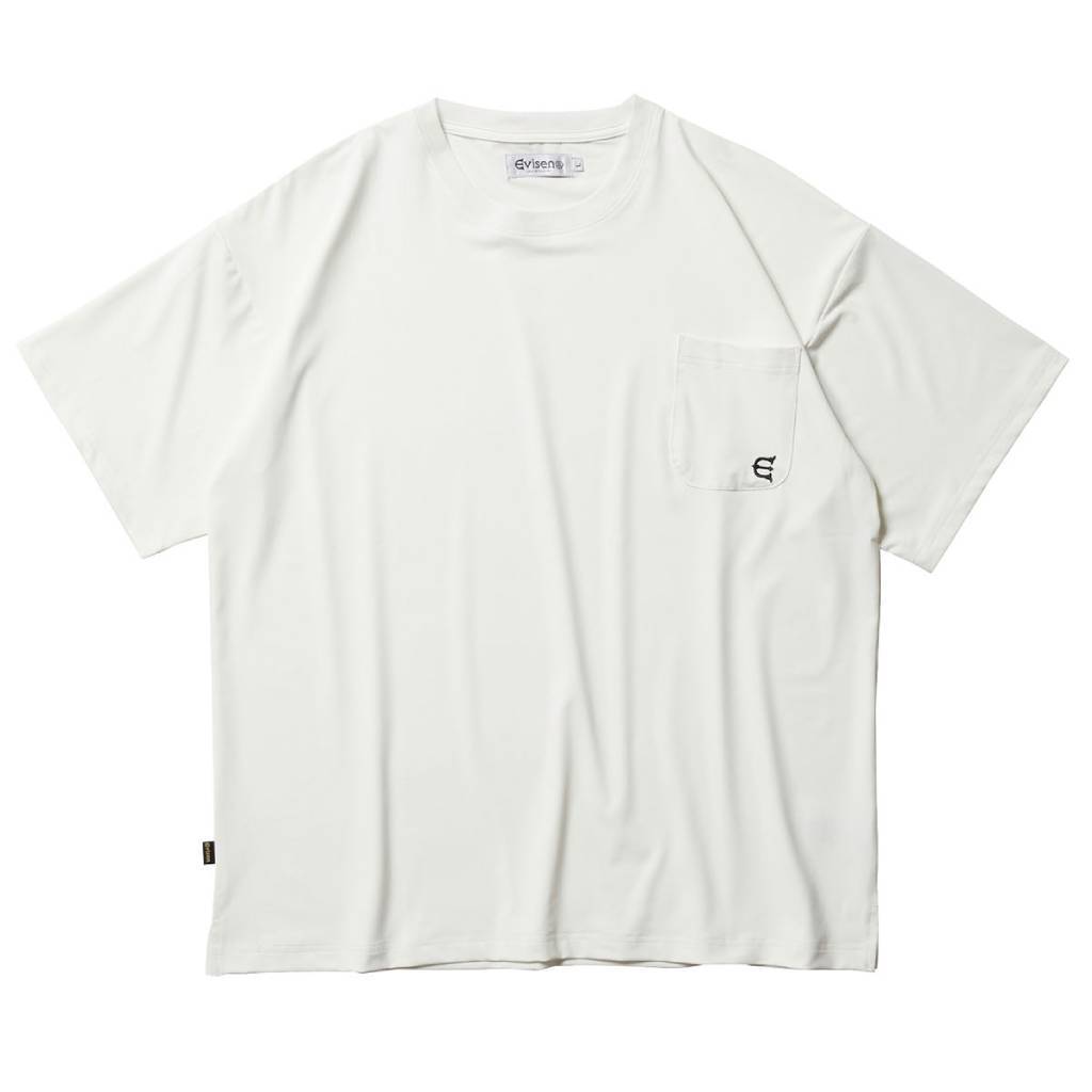 STRETCH FIBER POCKET TEE #White [25SS-T03]