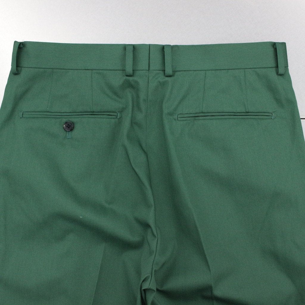 of_PLEATED TROUSERS #GREEN [22FWE-WMP-TR01]