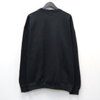 CREW NECK SWEAT SHIRT #BLACK/GREEN [26FWE-WMC-SS06]
