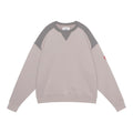PANEL SHOULDER CREW NECK #BEIGE [CES29CS05]
