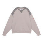 PANEL SHOULDER CREW NECK #BEIGE [CES29CS05]
