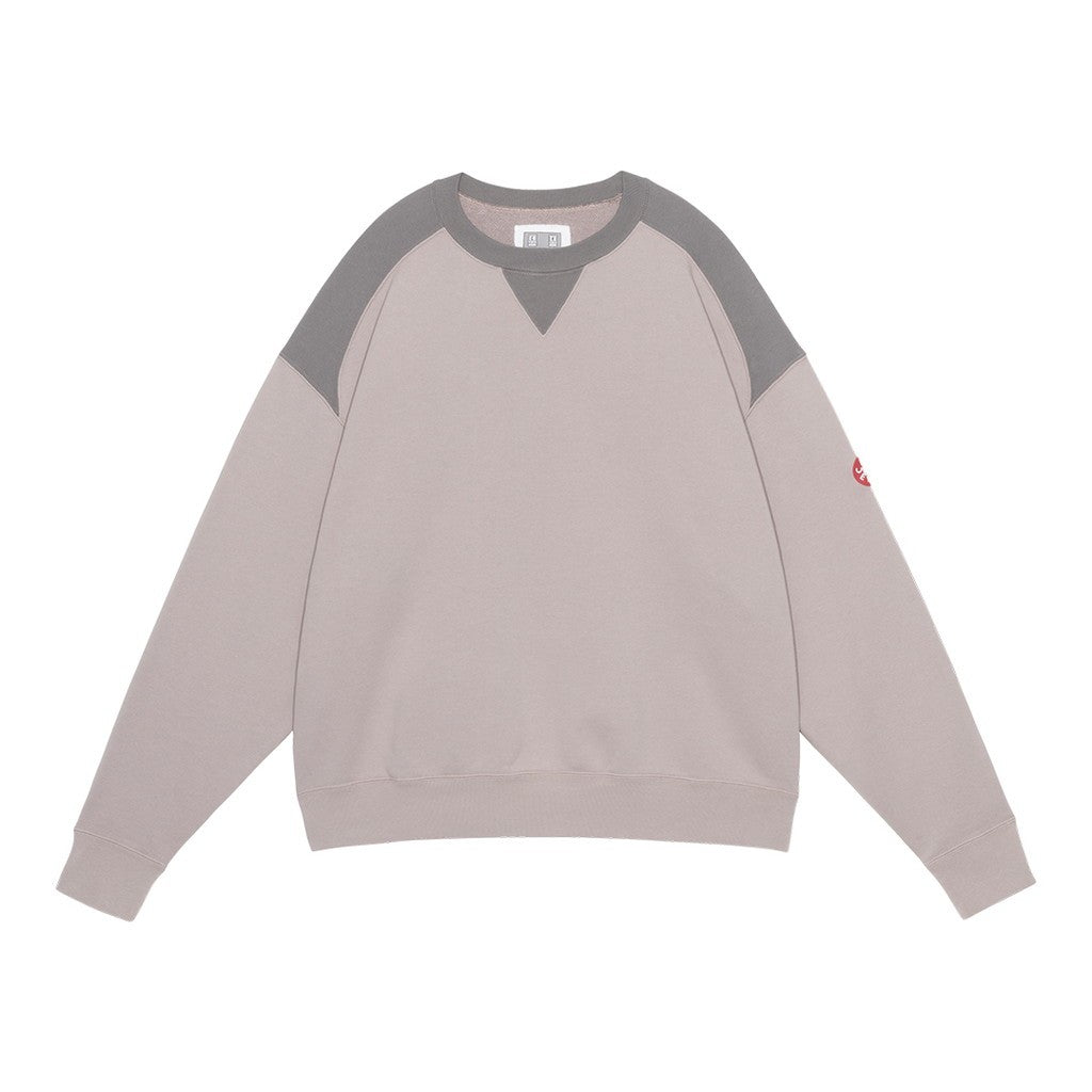 PANEL SHOULDER CREW NECK #BEIGE [CES29CS05]
