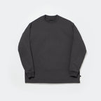 TECH CREW NECK TEE L/S #CHARCOAL [BE-31024W]