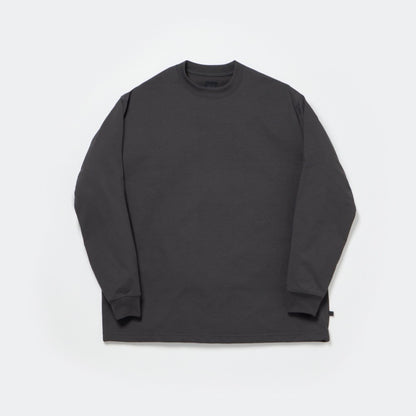 科技圆领 T 恤 L/S #CHARCOAL [BE-31024W]