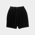 VELOUR BIG SHORTS #Black [SS26-B07]