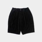 VELOUR BIG SHORTS #Black [SS26-B07]