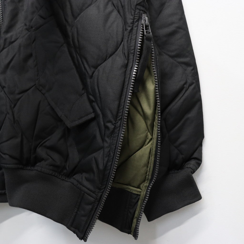 MILITARY MA-1 DOWN JKT #BLACK [TAION-111M1ML-1]