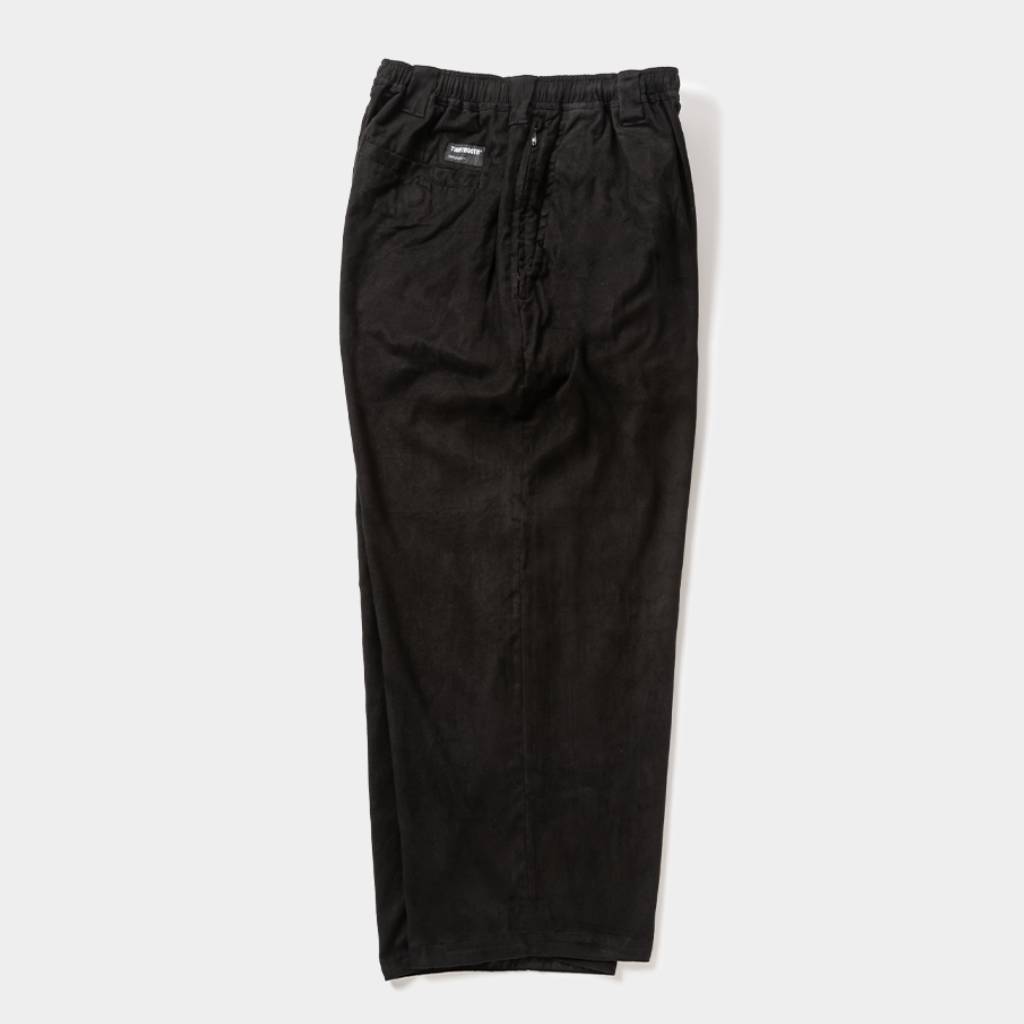 麂皮寬鬆褲 #黑色 [FW25-B12]