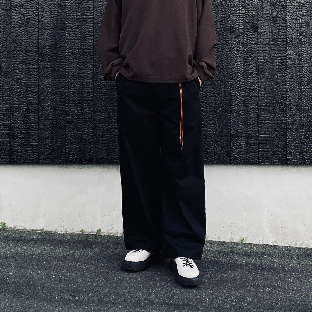P1-S Black Pants-Standard #Black [GOOPI-26SS-JUL-02]