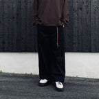 P1-S Black Pants-Standard #Black [GOOPI-26SS-JUL-02]
