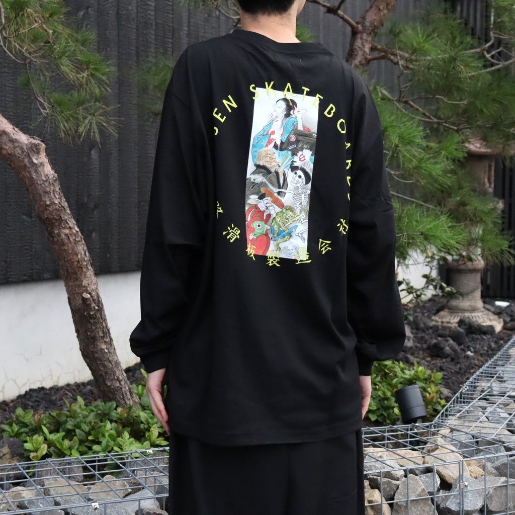 HYAKKI YAENZU LS TEE #Black [26FW_T02]