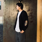 TIM LEHI | MOHAIR CARDIGAN #BLACK [25FW-WMK-KN21]