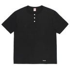 HEALTHKNIT | HENRY NECK T-SHIRT #BLACK [26SS-WMT-HK01]