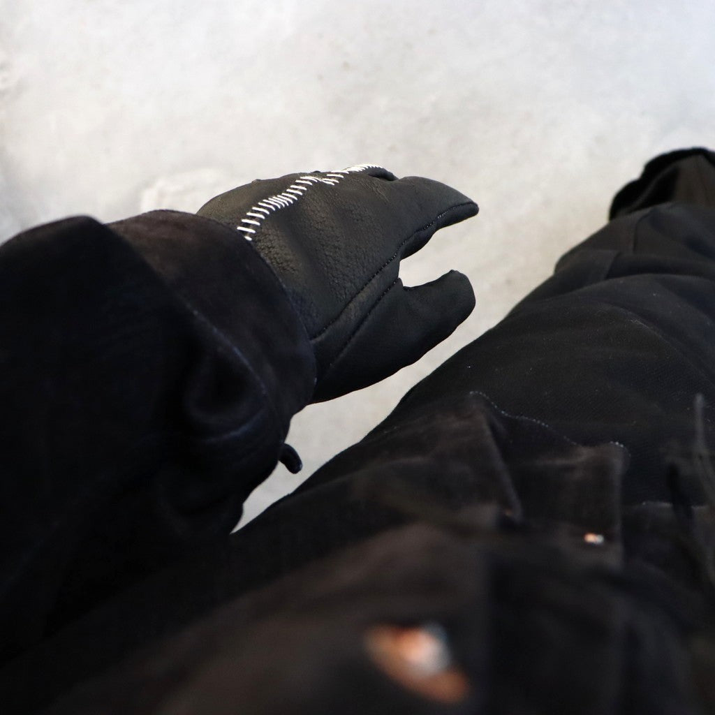 Artisan's Hand-stuffed (VEGETABLE TANNING PIG LEATHER) #BLACK [M-P4-AC2]