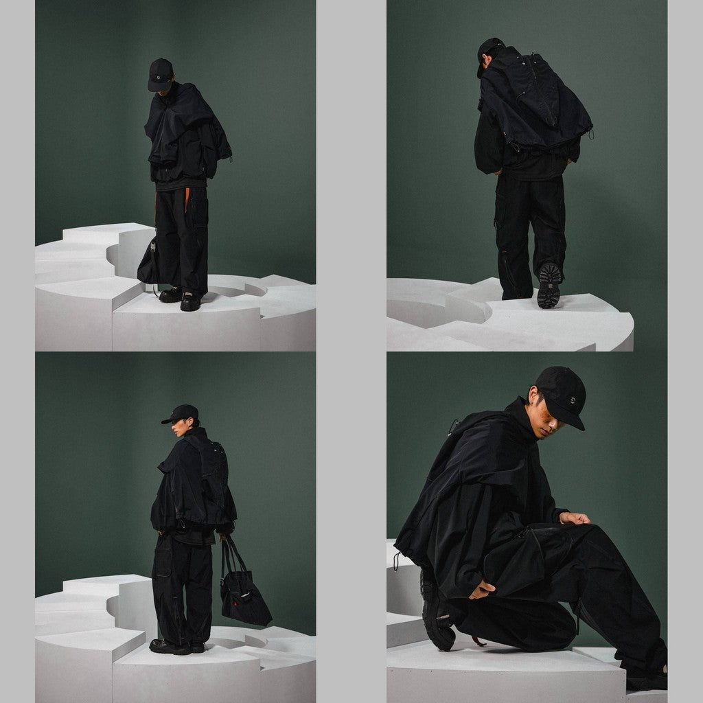 "8SE-01P" 4DX.Module 科技實用褲 #黑色 [GOOPI-24AW-OCT-03]