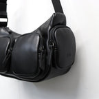 TECH LEATHER TACTICAL SHOULDER #BLACK [FEL34261B0004]