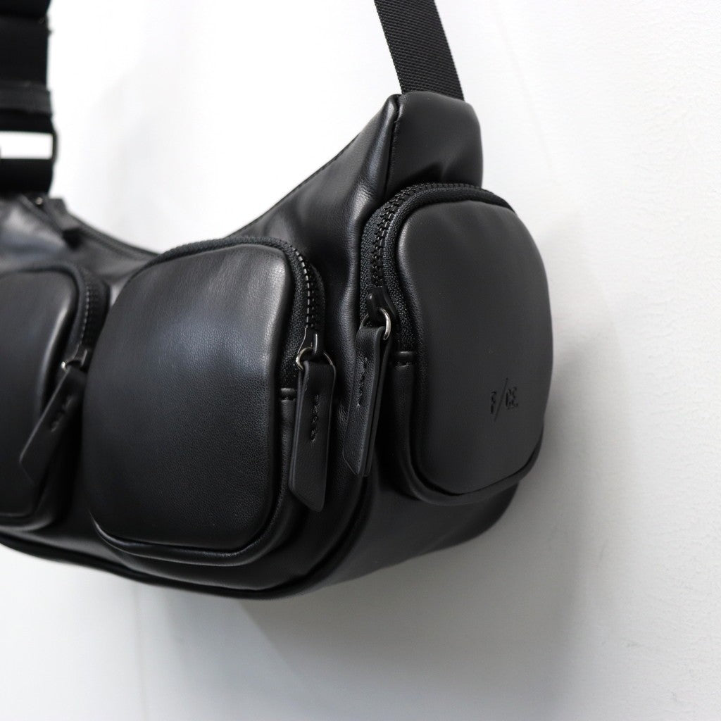 TECH LEATHER TACTICAL SHOULDER #BLACK [FEL34261B0004]