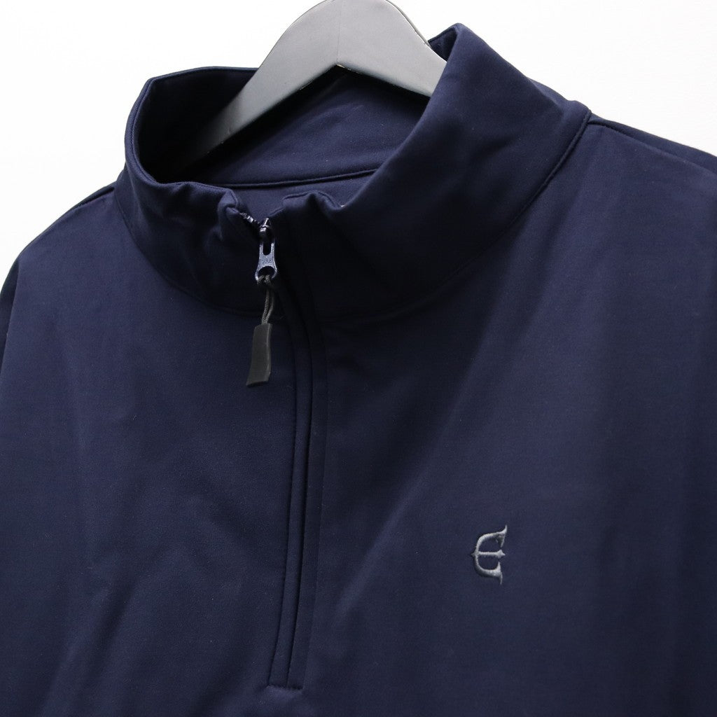 PUNCH HALF ZIP SWEAT #Navy [26SS-SW05] - cocorozashi 三重県四日市