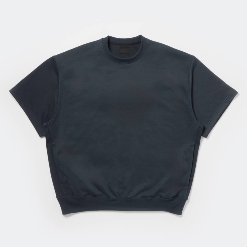 TECH SWEAT CREW S/S #INK BLACK [BE-51026]