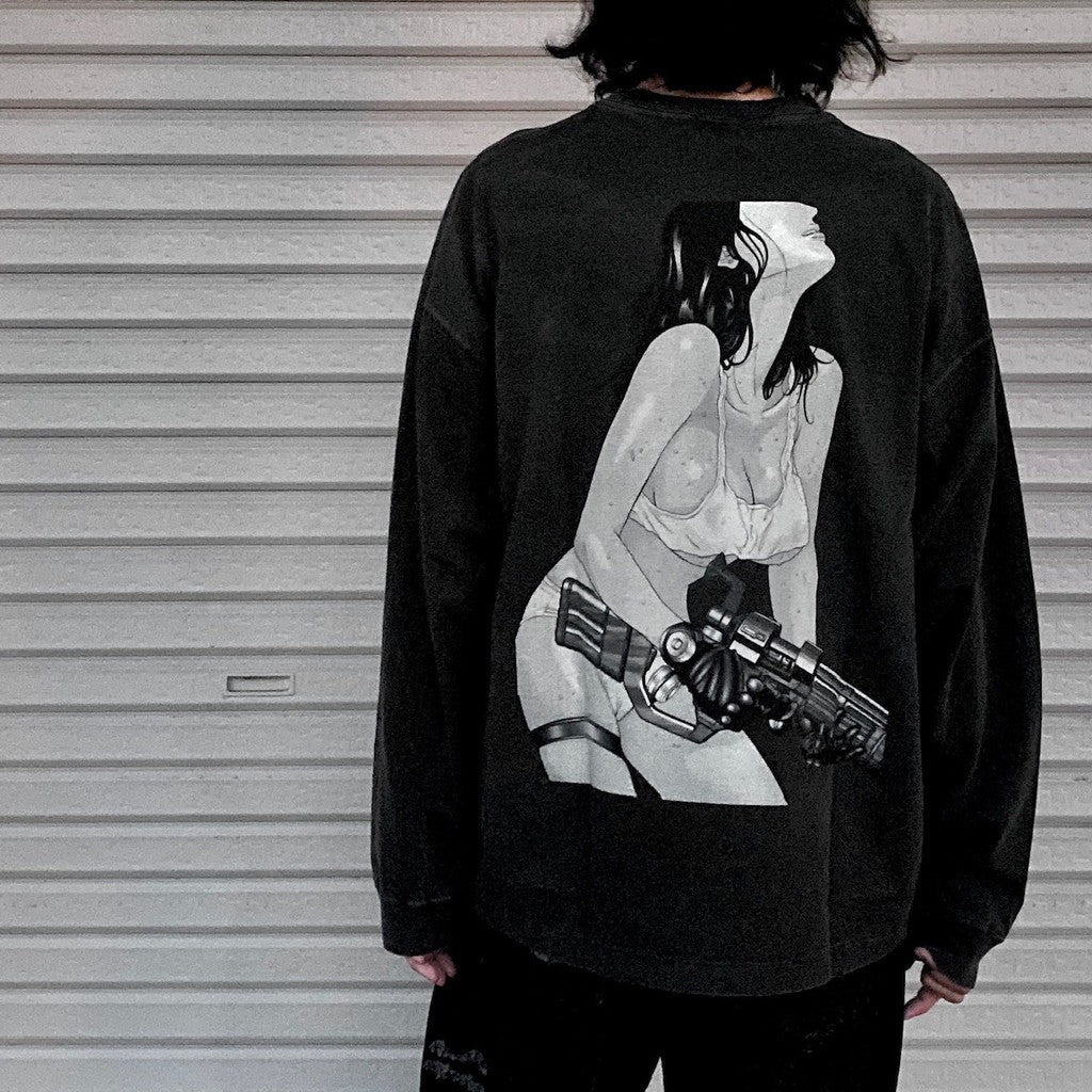 GANTZ | L/S T-Shirt #BLACK [TGZM24SM005]