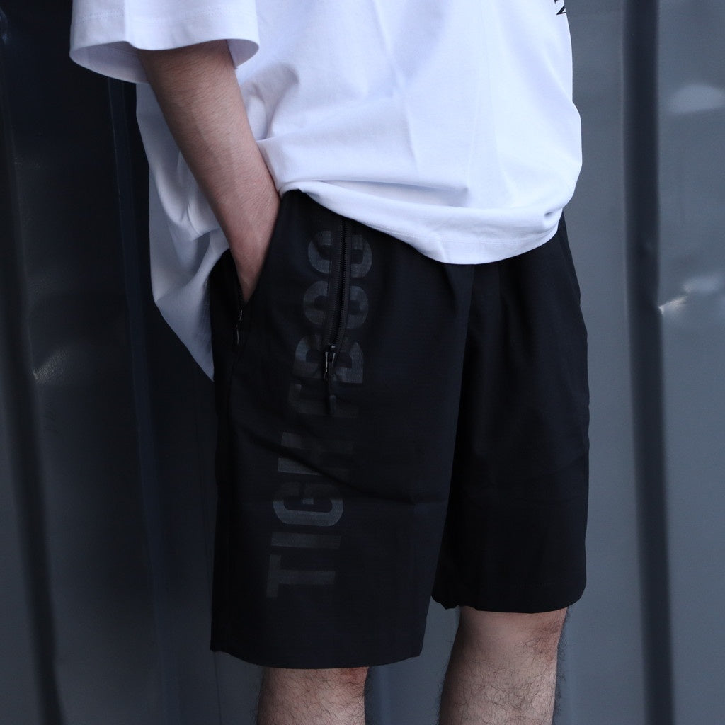 LABEL LOGO BOARD SHORTS #Black [SU25-B07]