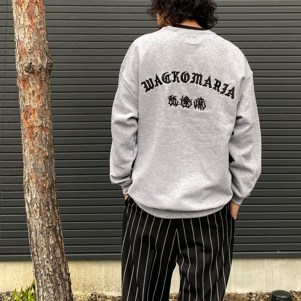 Namadama | HIGHTTIMES | 圓領運動衫#灰色 [NMD-HIGHTIMES-WM-SS01]