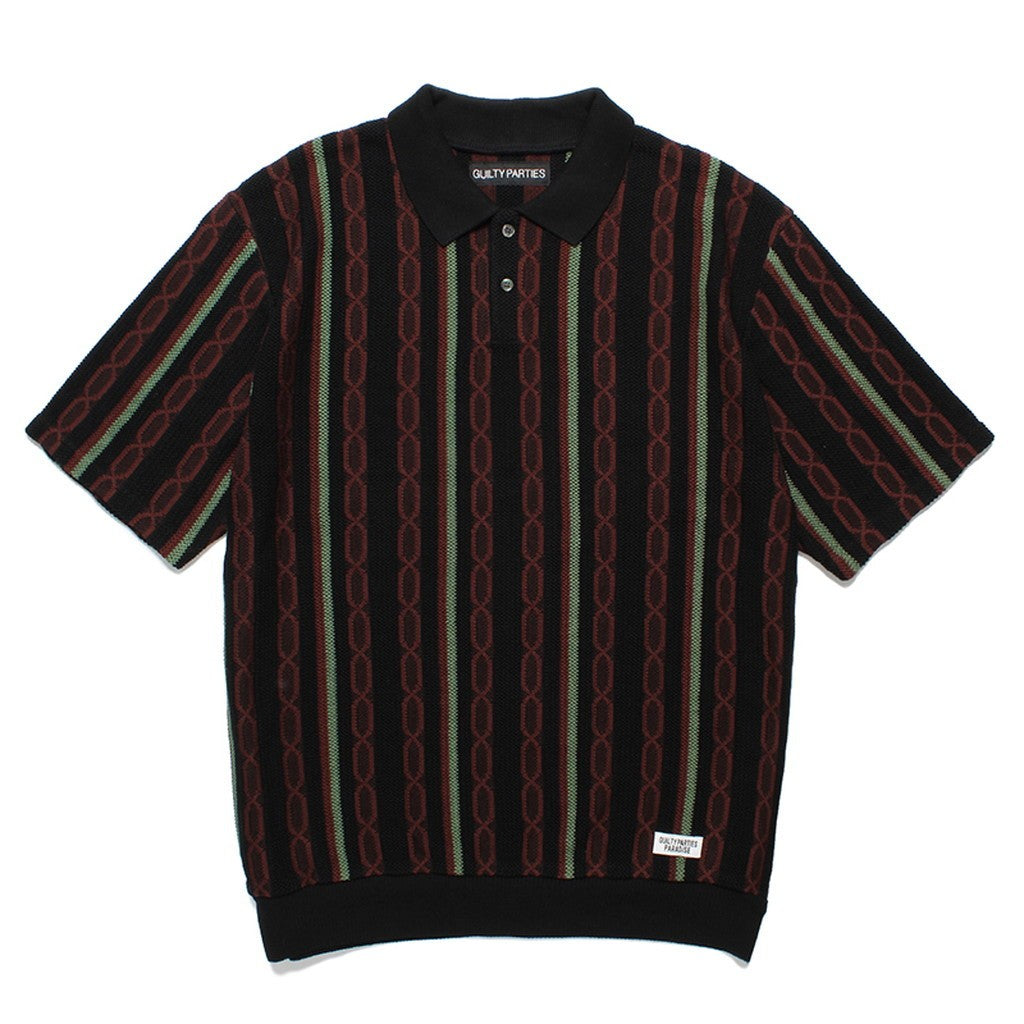 KNIT POLO SHIRT -TYPE 2- #BLACK [24SS-WMK-KN20]