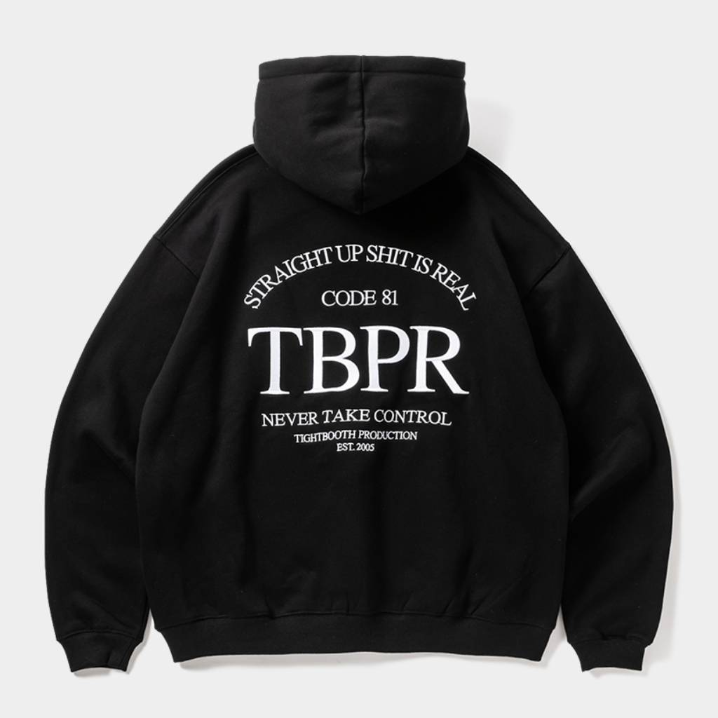 STRAIGHT UP HOODIE #Black [FW25-SW01]