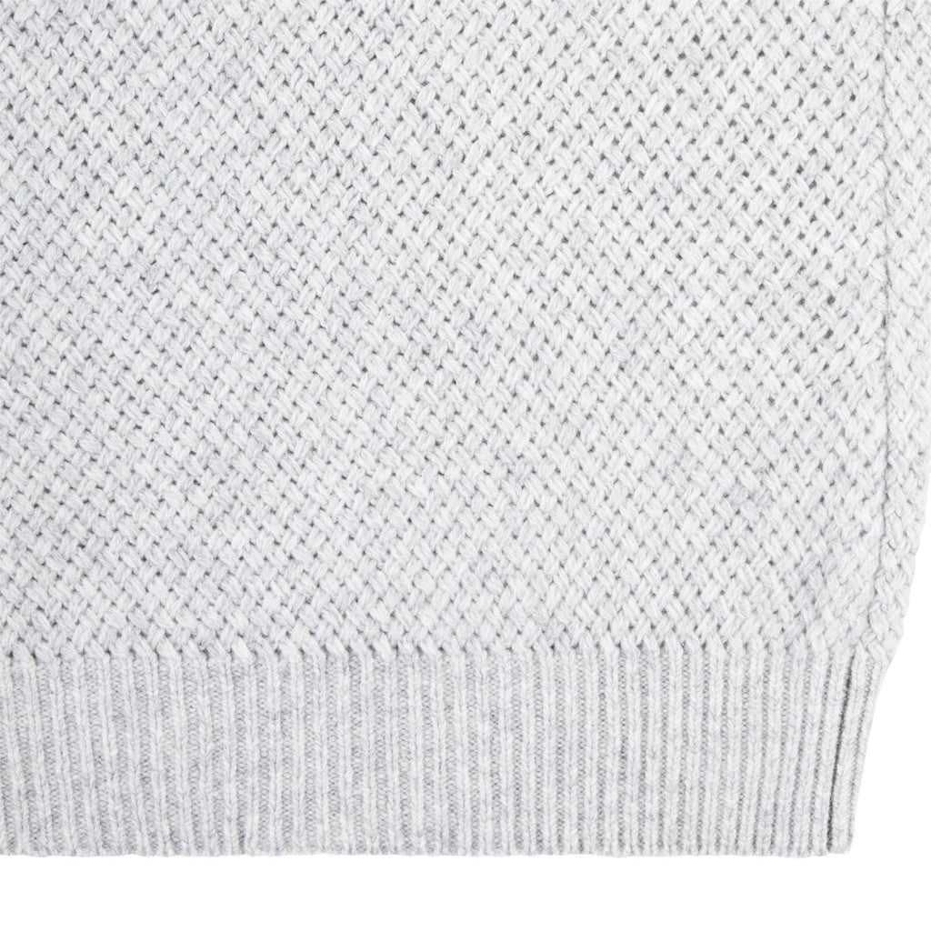 DIAGONAL CROSS KNIT #GREY [CES30KN02]