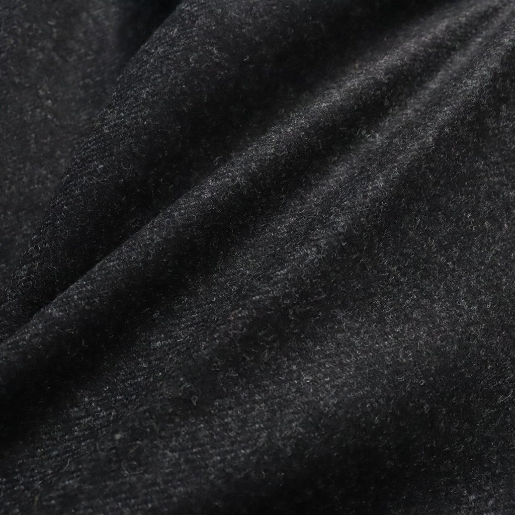DOUBLE PLEATED WOOL TROUSERS ( TYPE-1 ) #CHARCOAL [26FW-WMP-PT03]