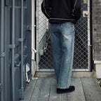 FADE BAGGIE DENIM PANTS #INDIGO [25SS-FS-05 / FS1701]