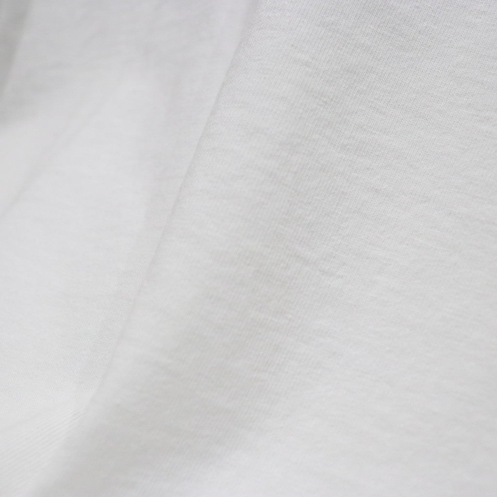 WASHED HEAVY WEIGHT CREW NECK LONG SLEEVE T-SHIRT ( TYPE-4 ) #WHITE [25SS-WMT-LT04]