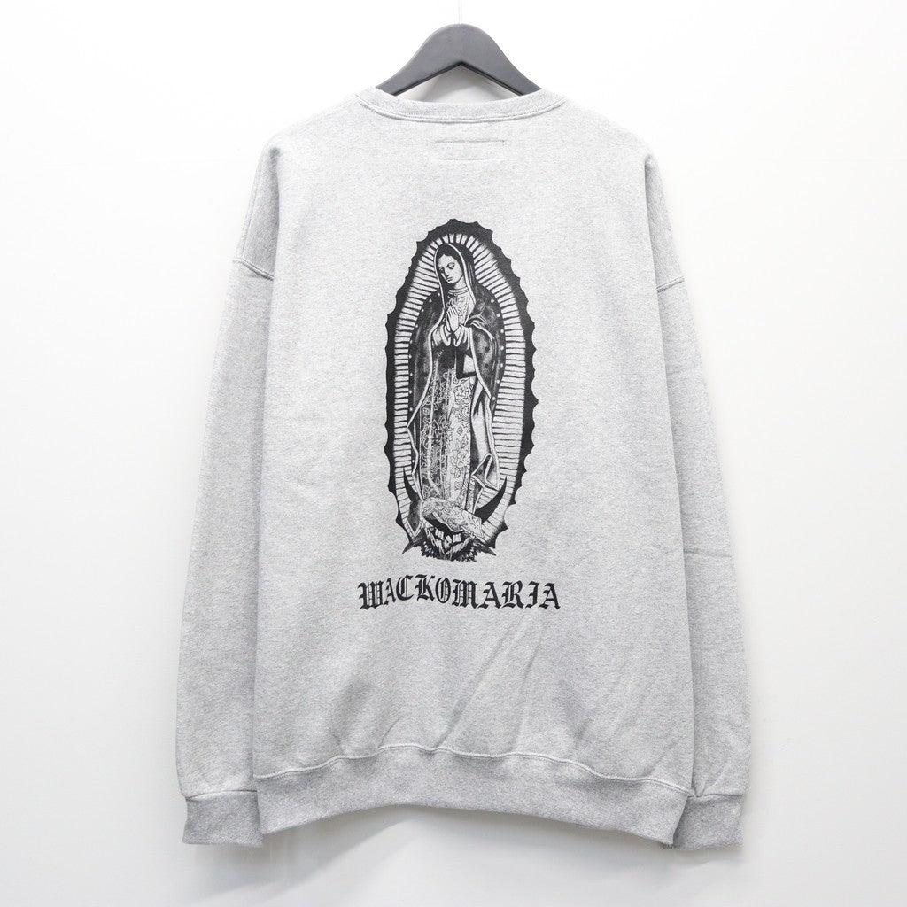 CREW NECK SWEAT SHIRT ( TYPE-1 ) #GRAY/BLACK [26SSE-WMC-SS06]