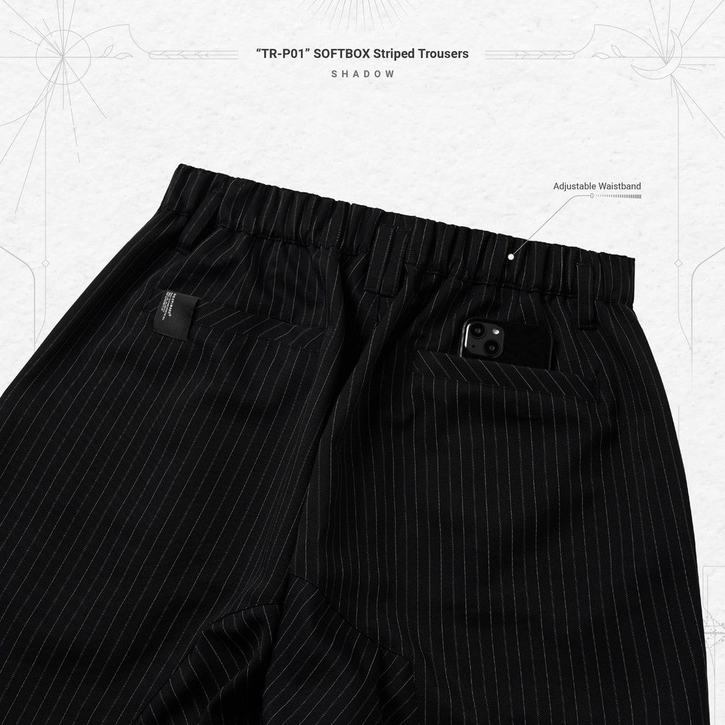 "TR-P01" SOFTBOX 條紋褲 #SHADOW [GOOPI-24SS-AUG-02]