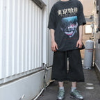 東京喰種 | 短袖T卹（金木研面具）#黑色 [TTGM25SM001]