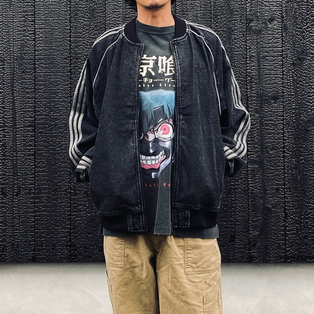 SST ADICOLOR DENIM TRACKTOP #トゥルーブラックデニム [KS4963]