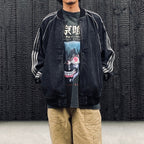 SST ADICOLOR DENIM TRACKTOP #トゥルーブラックデニム [KS4963]