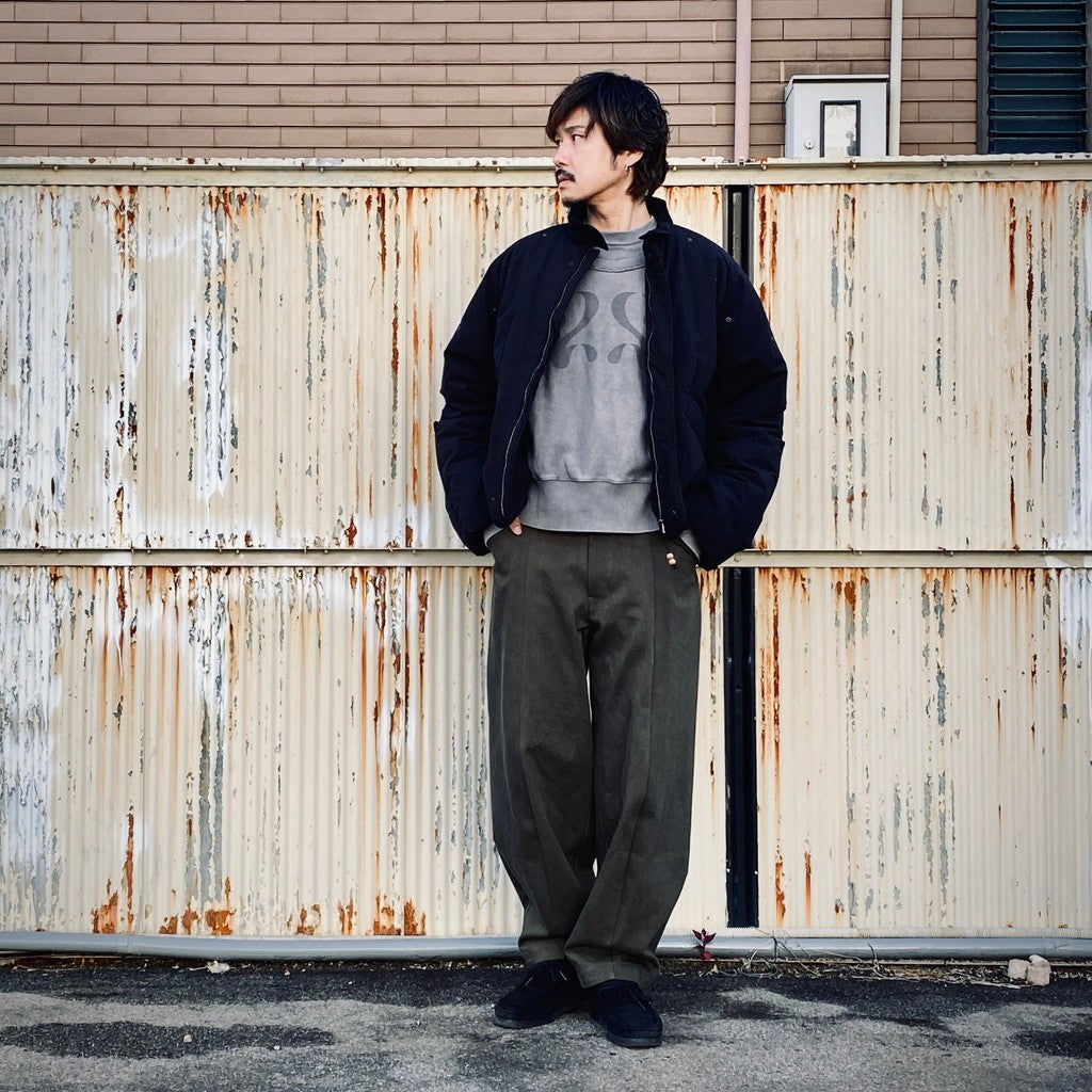 OVERDYE CURVE PANTS #D-GREEN [AY-1019]