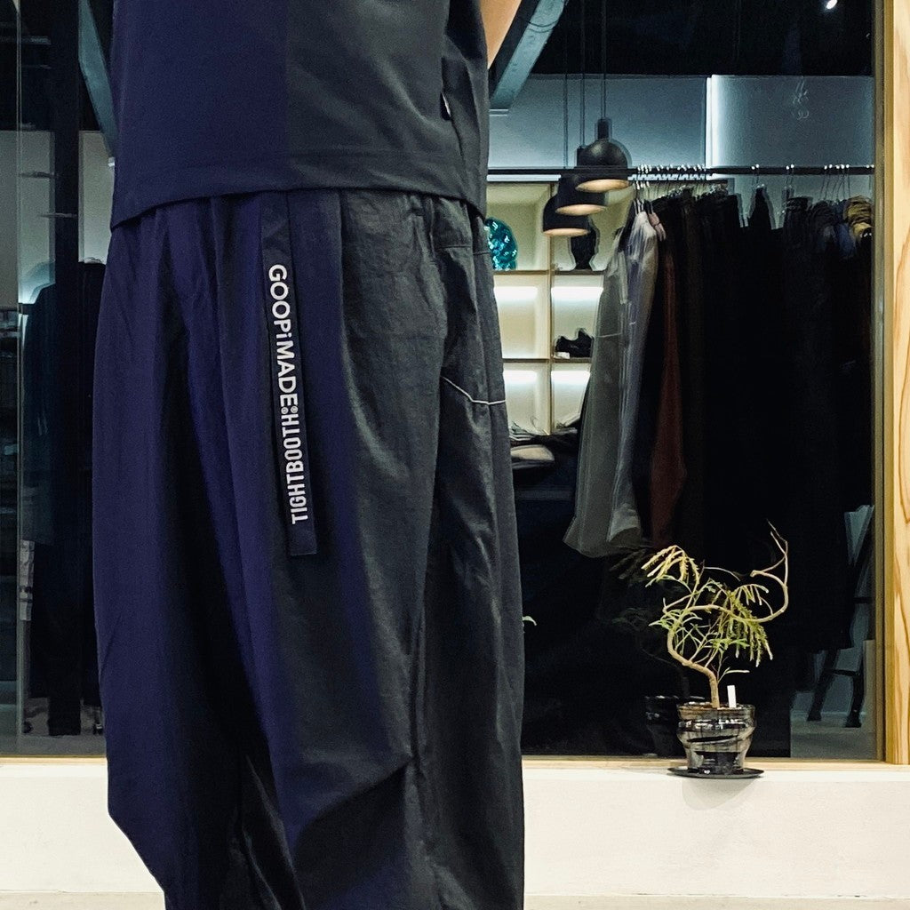 TIGHTBOOTH | "GTB-03P" SP 肩帶寬鬆休閒褲 #黑色 [GOOPI-25AW-OCT-02]