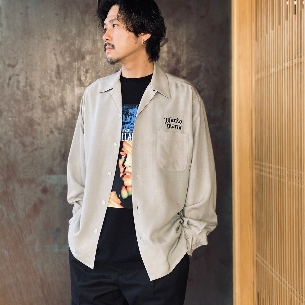 MULHOLLAND DRIVE | WASHED HEAVY WEIGHT CREW NECK T-SHIRT ( TYPE-2 ) #BLACK [MD-WM-WT02]