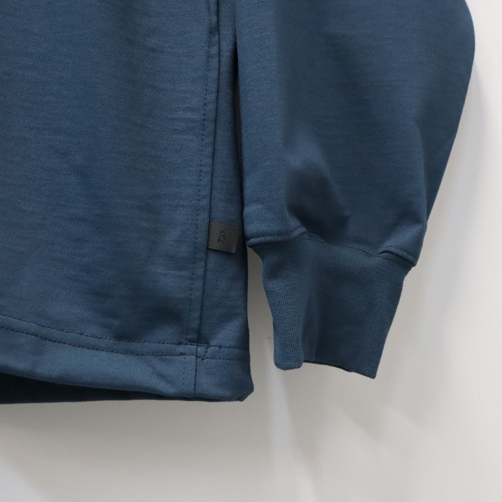 TECH DRAWSTRING TEE L/S #NAVY [BE-31026W]