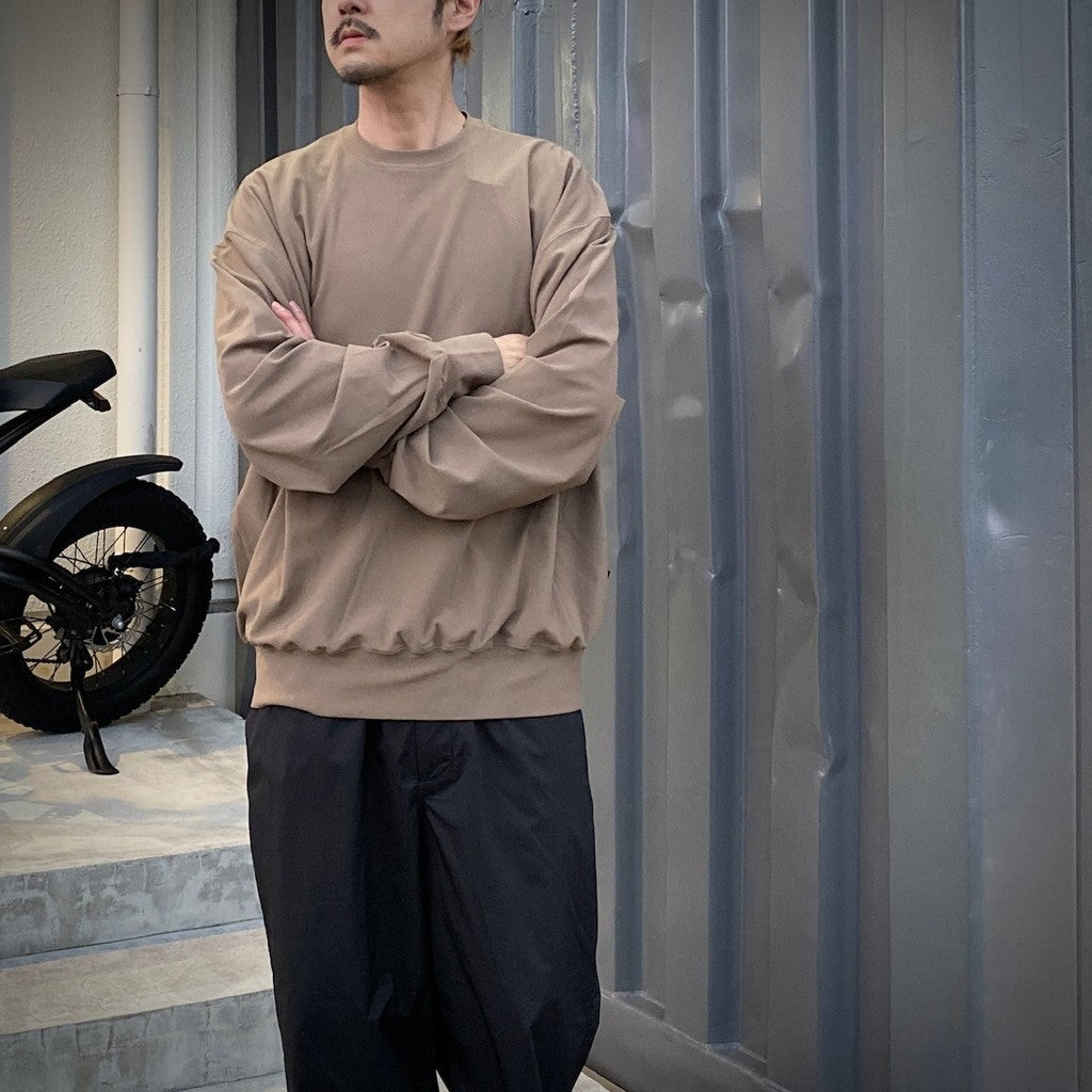 TECH FLEX 針織圓領衫 #米色 [BE-60025]