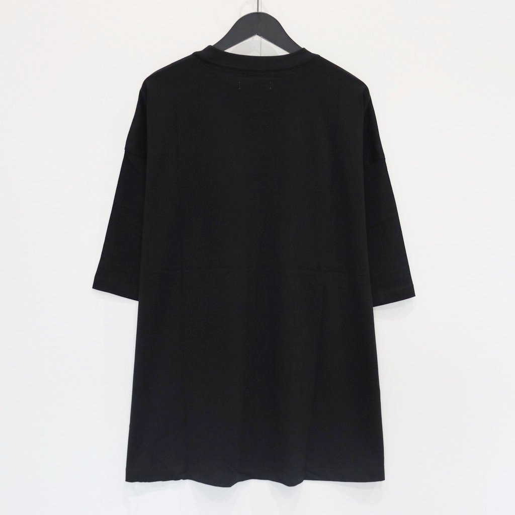 COLLEGE S/S T-SHIRT #Black [SU25-T06]