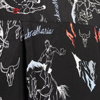 HAWAIIAN SHIRT S/S ( TYPE-4 ) #BLACK [25SS-WMS-HI04]