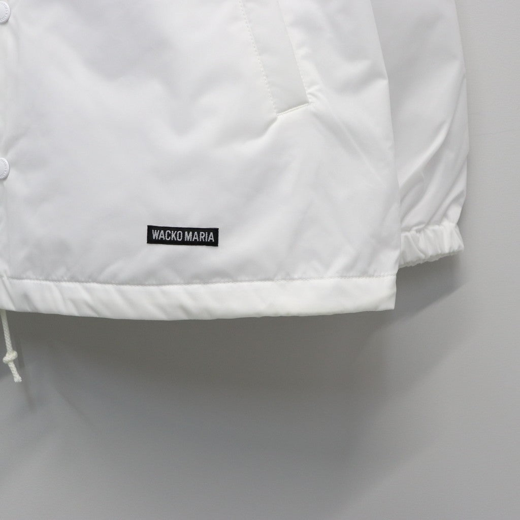 DEATH ROW RECORDS | COACH JACKET #WHITE [DEATHROW-WM-BL01 DEATH ROW RECORDS | COACH JACKET #WHITE [DEATHROW-WM-BL01