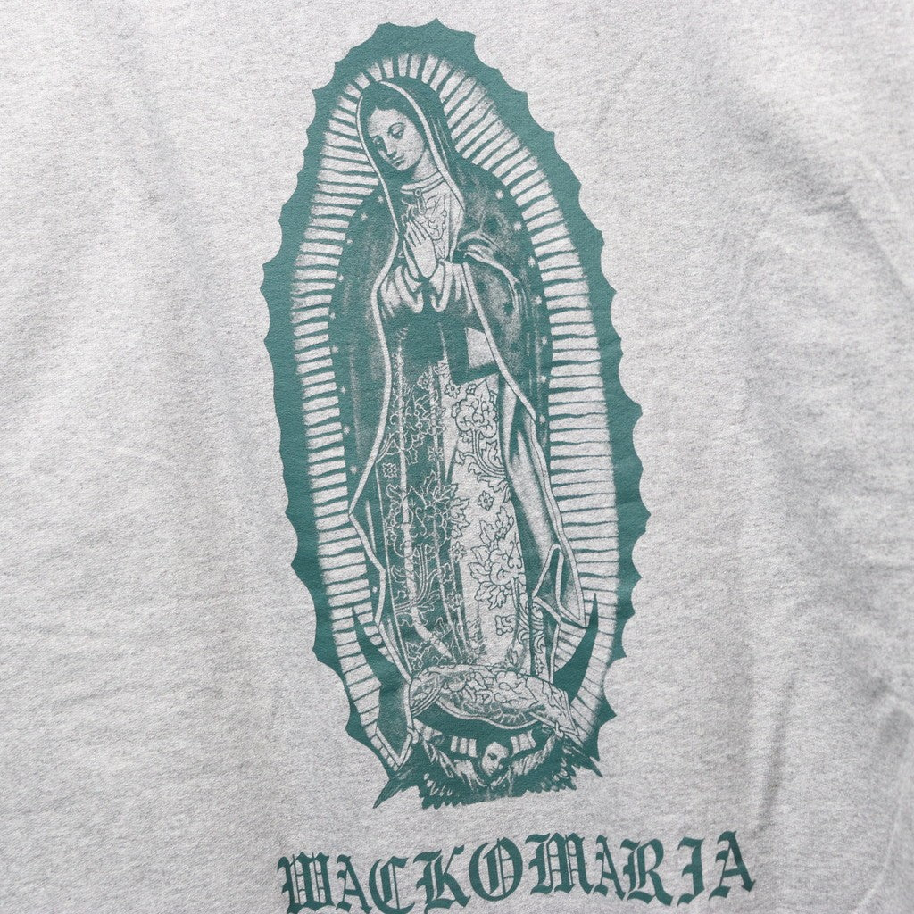 CREW NECK SWEAT SHIRT ( TYPE-2 ) #GRAY/GREEN [26SSE-WMC-SS07]